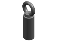 Tube Magnet With Ring Nuts