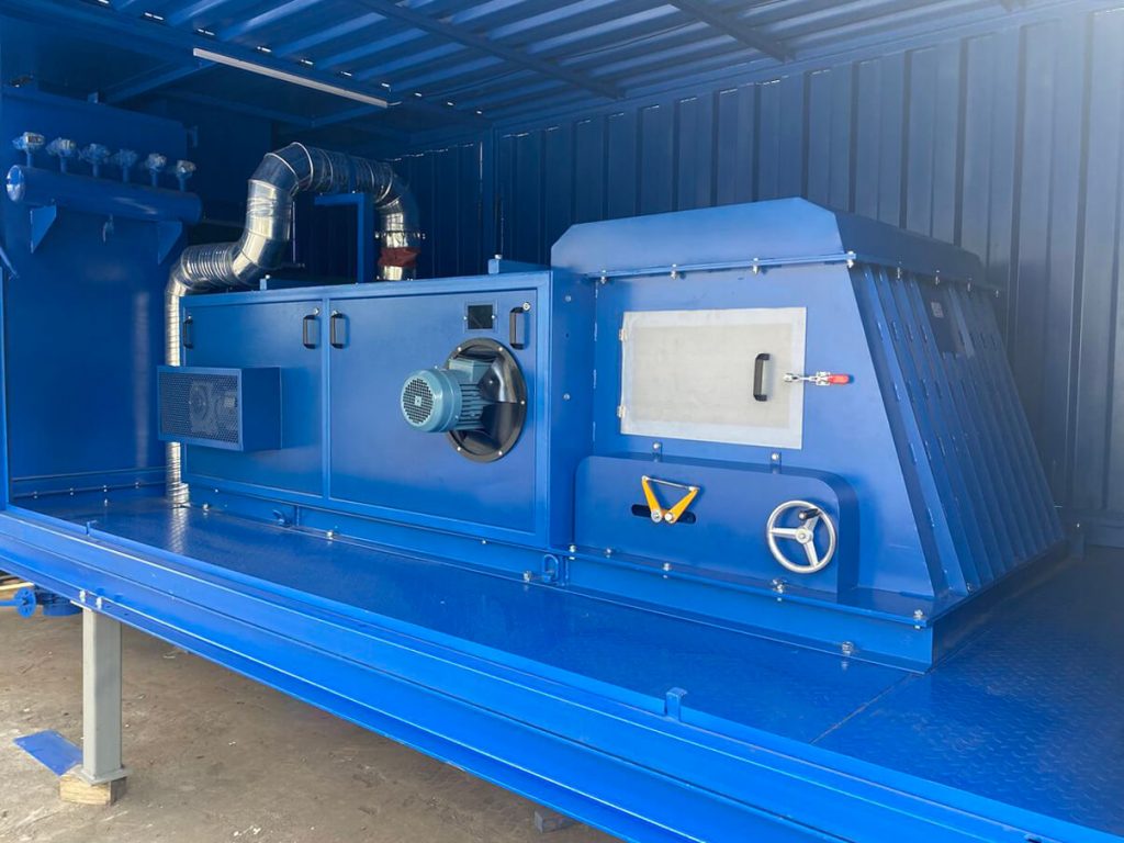 Eddy Current Separator Set in Container